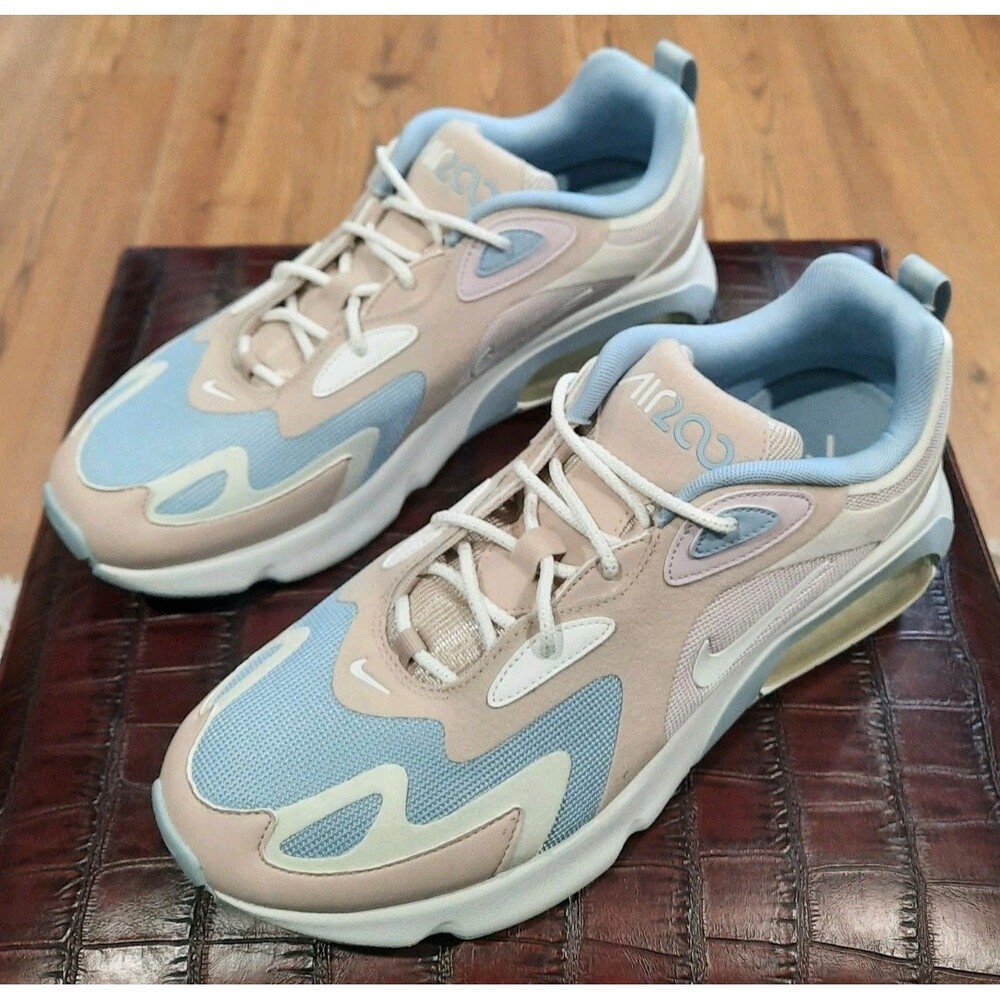 Nike Air Max 200 Running CI3867-600 Barely Rose / Fossil Stone Armory Blue Sz 12
